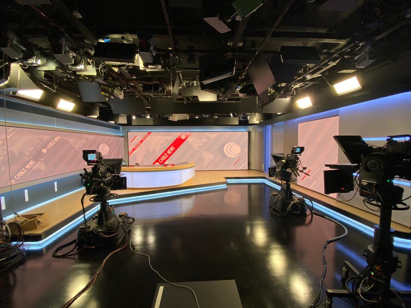 Cable TV News Studio 1.2mm F-COB LED Display System